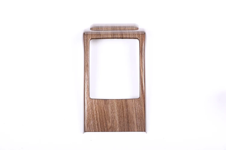 Walnut Grain 1 шт. автомобильные аксессуары ABS дерево хром заднее сиденье кондиционер вентиляционное отверстие рамка Крышка отделка для Land Rover Дискавери Спорт - Название цвета: Walnut Grain