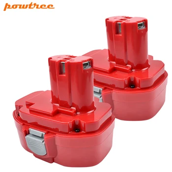 

Powtree 18V 3000mAh 1822 Ni-MH Replacement Battery For Makita 1822 1823 1834 1835 192827-3 192829-9 193159-1 193140-2