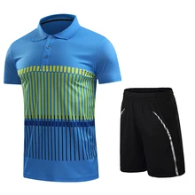 Новые наборы для бадминтона Для мужчин/Для женщин, бадминтон, одежда, спортивные Настольный теннис рубашка+ Шорты, пинг-понг Майки 213AB