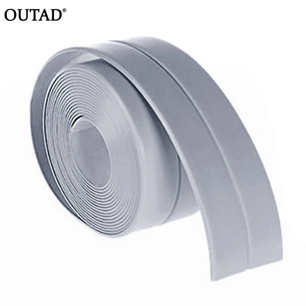 OUTAD 38mm*3.2m DIY Self adhesive Waterproof White Mildewproof Sealing