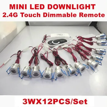 

15pcs/lot Dimmable 3W Mini LED Cabinet Light AC85-265V Mini LED Spot Downlight Include LED Drive CE ROHS Ceiling Lamp Mini Ligh
