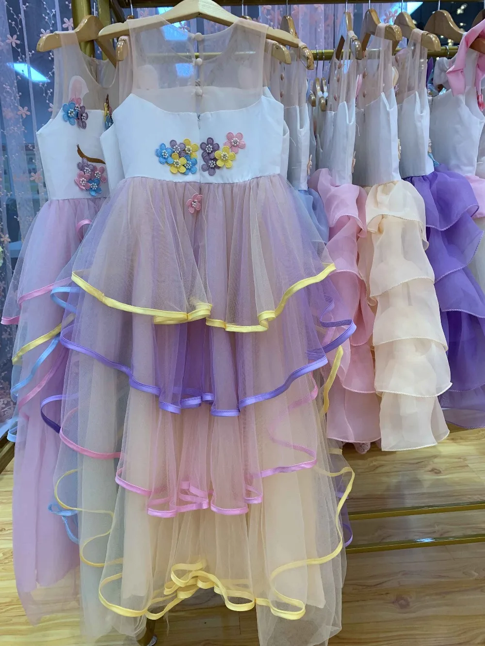 Платье с единорогом для девочек; Детские платья принцессы для девочек; летнее праздничное платье с единорогом; костюм; одежда для детей; платье для девочек; robe fille