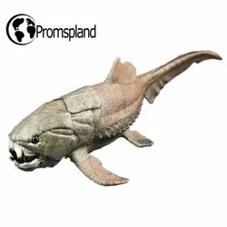 1 шт. Dunkleosteus фигурки героев рыба Имитация животных раннего обучения Образование игрушки для детей подарки украшения офиса 19 см