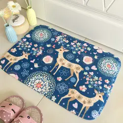 Мультфильм Придверный коврик дверной коврик 40x60 см многоцветный ковер спальня ванная комната Противоскользящий абсорбирующий коврик