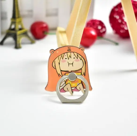 1 шт. Kawaii Himouto Umaru-chan палец кольцо держатель мобильного телефона телефон стенд кольцо стент фигурка игрушка - Цвет: 6