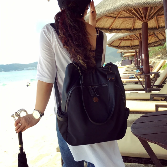 Большой винтажный холщовый женский рюкзак в консервативном стиле, школьные сумки, рюкзак для путешествий, черный женский рюкзак, мужской рюкзак