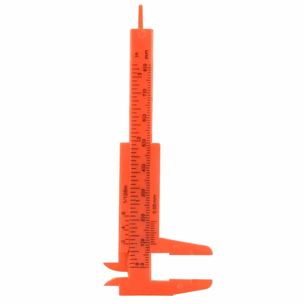 1/2/3pcs Plastic Measuring Tools Mini Vernier Calipers 1 mm/Ruler Micrometer Gauge 80mm 150mm Length Vernier Calipers