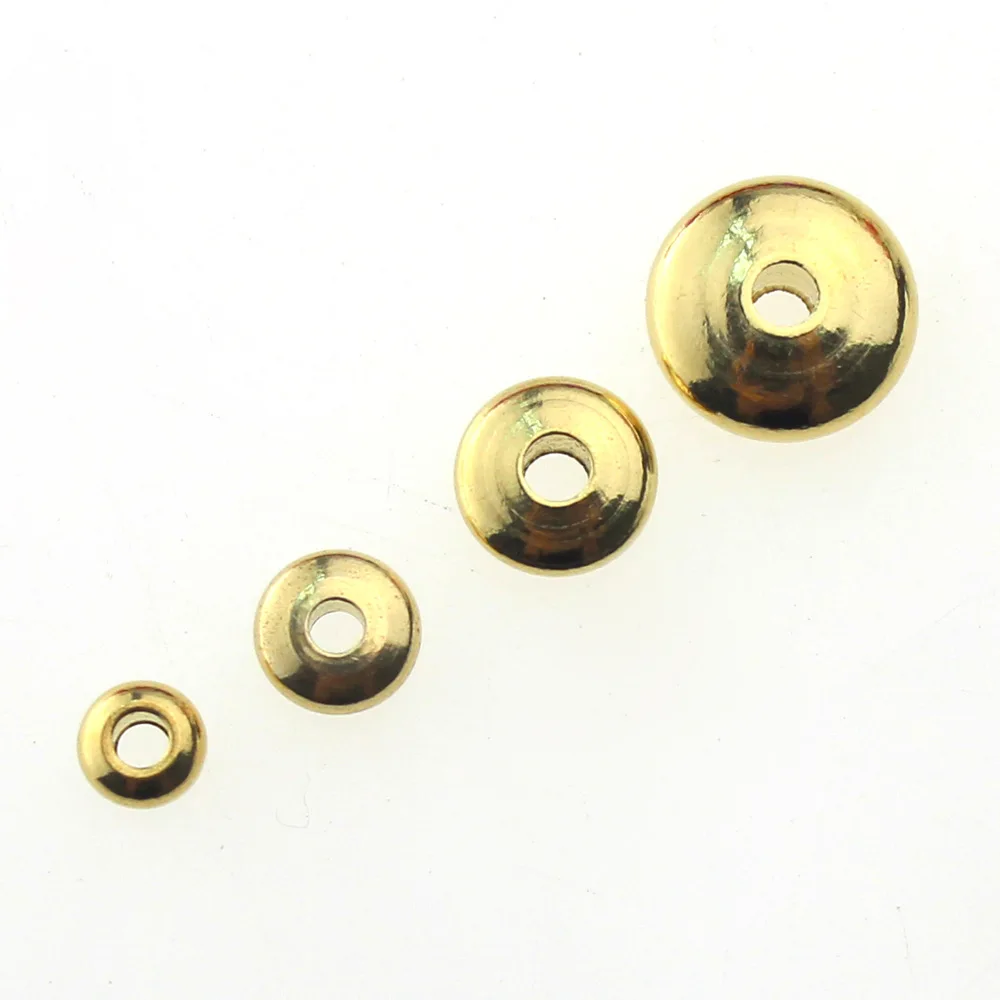 

50pcs 4/5/6/8mm Pure Copper Round Spacer Beads Loose Beads for DIY Bracelet Necklace Jewelry Making Findings Z842