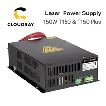 Cloudray 150 Вт CO2 лазерный источник питания для CO2 лазерной гравировки и резки HY-T150 серии T/W Plus с длинной гарантией