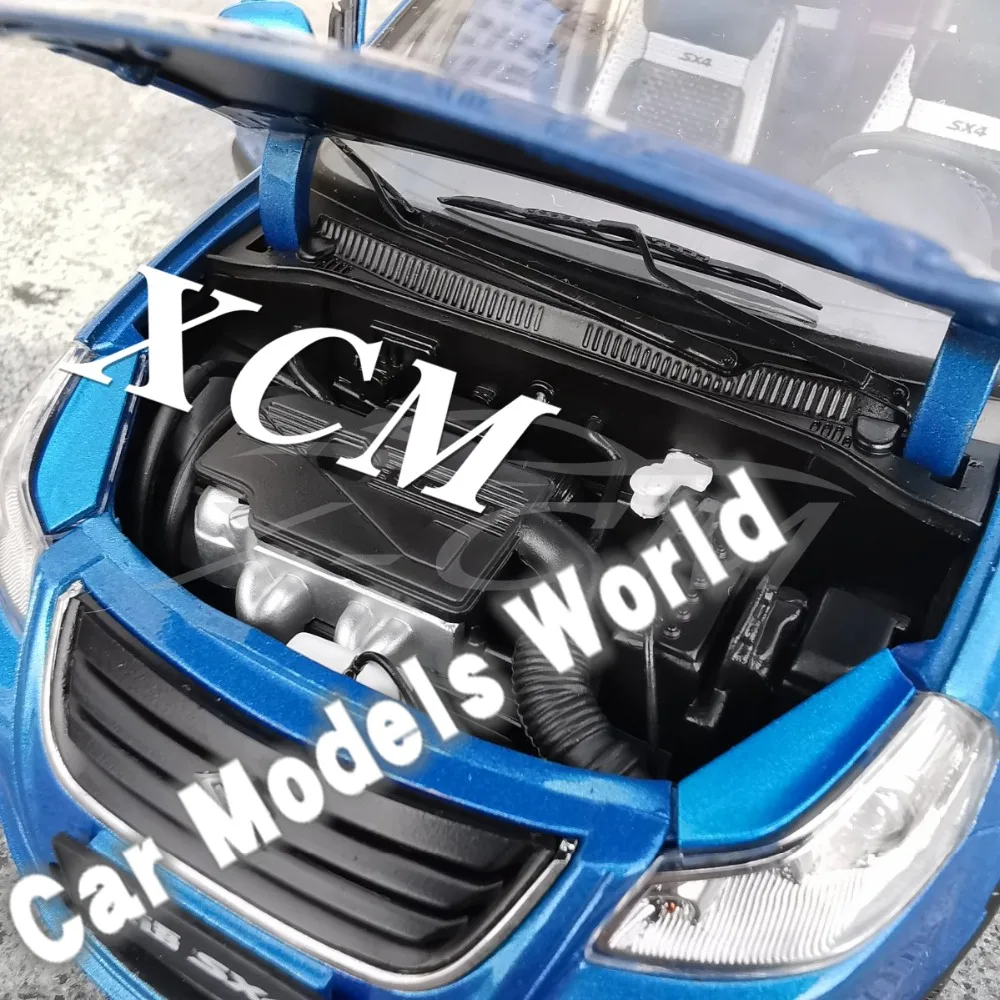 Литая модель автомобиля для SX4 SUV(синий) 1:18+ маленький подарок