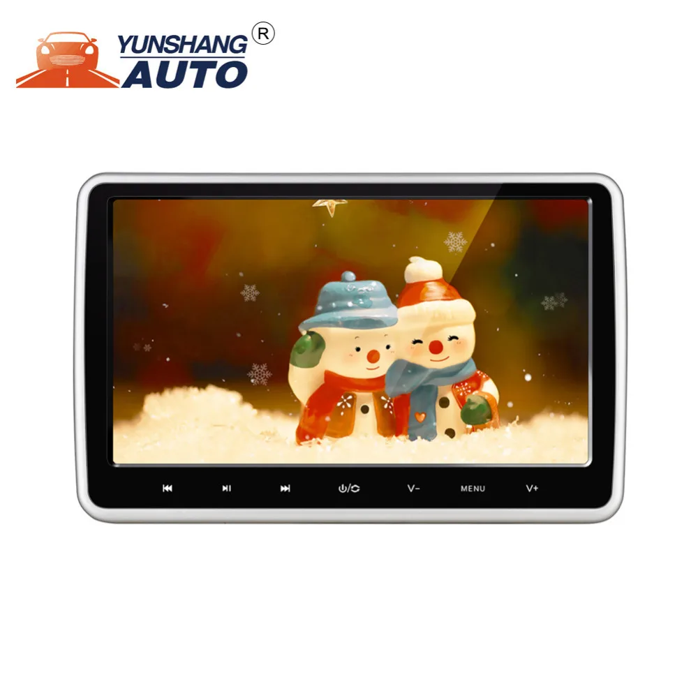 

10.1 Inch 1024*600 Car Headrest Monitor DVD Player USB/SD/HDMI/FM/Game TFT LCD Screen Touch Button