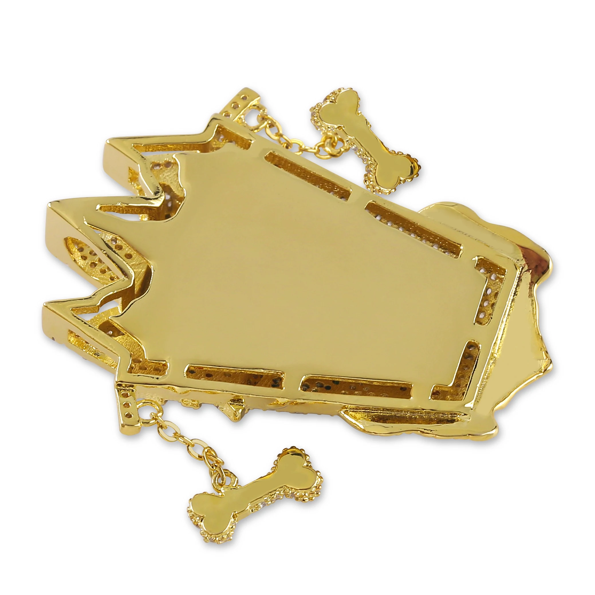 Topgrillz New Iced Out Uka Mask Solid Pendant Necklace Men's Micro Paved Hip Hop Gold Silver Color Bling Charm Chains Jewelry - Necklace - AliExpress