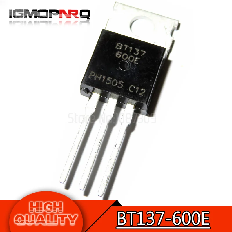 

5pcs free shipping BT137-600E BT137 BT137-600 600V Triacs RAIL TRIAC TO-220 new original
