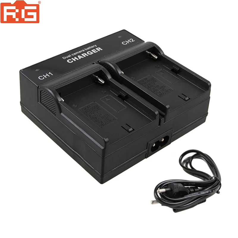 

Dual Channel Quick Digital Battery Charger For SONY F series NP-F970 F750 F960 F550 FM500h FM50 FM70 FM90 QM71D QM91D