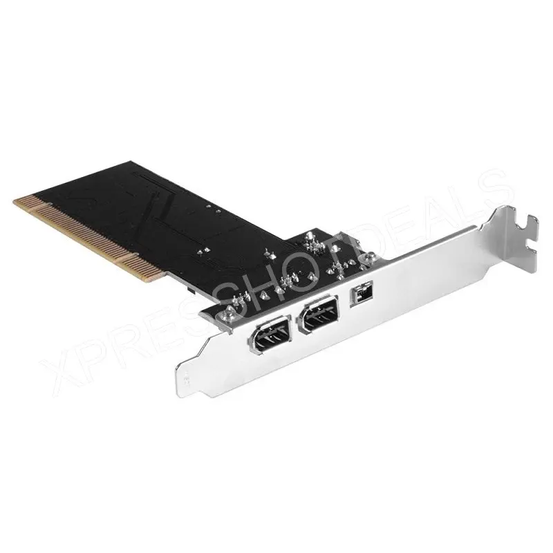 PCI 4 порта Firewire IEEE 1394 1394A 4/6 Pin адаптер для карты контроллера