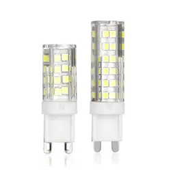 Мини светодио дный лампа G9 AC220V 52 светодио дный S 76 светодио дный S 2835SMD 4 Вт 6 Вт светодио дный лампочки super яркий люстра светодио дный свет