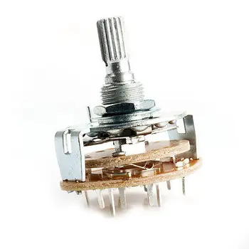 

10pcs,2 Pole 5 Position 2P2T Rotary Switch for Les Paul