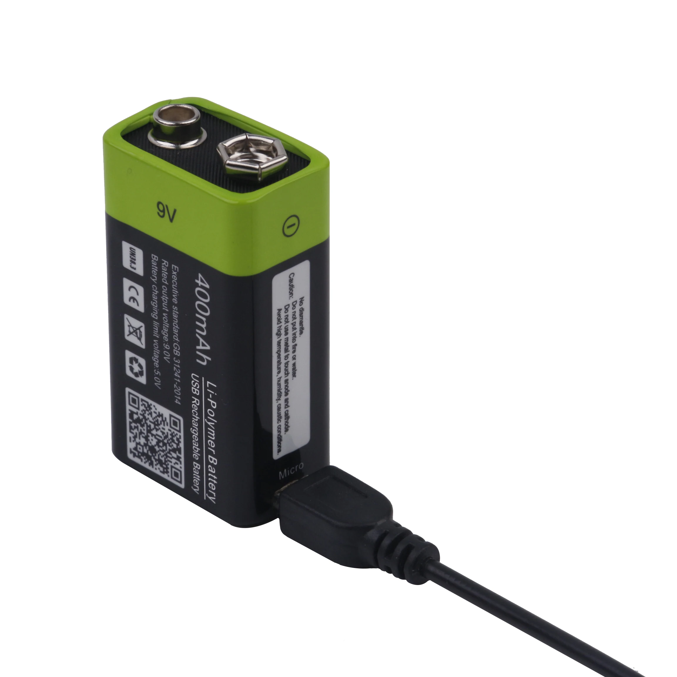 ZNTER 9V 400mAh USB аккумуляторная батарея Lipo RC для микрофона камера аксессуары