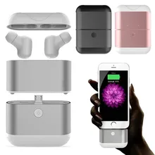 Высокое качество X2-TWS бинауральные Bluetooth гарнитура Беспроводной маленькие незаметные мини беруш с зарядки чехол для смартфона