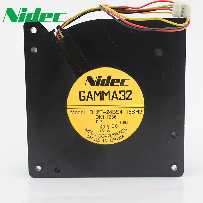 Nidec D12F 24BS4 12 см 12032 24V 0.70A турбовоздуходувки Вентилятор охлаждения 120*120*32 мм|turbo
