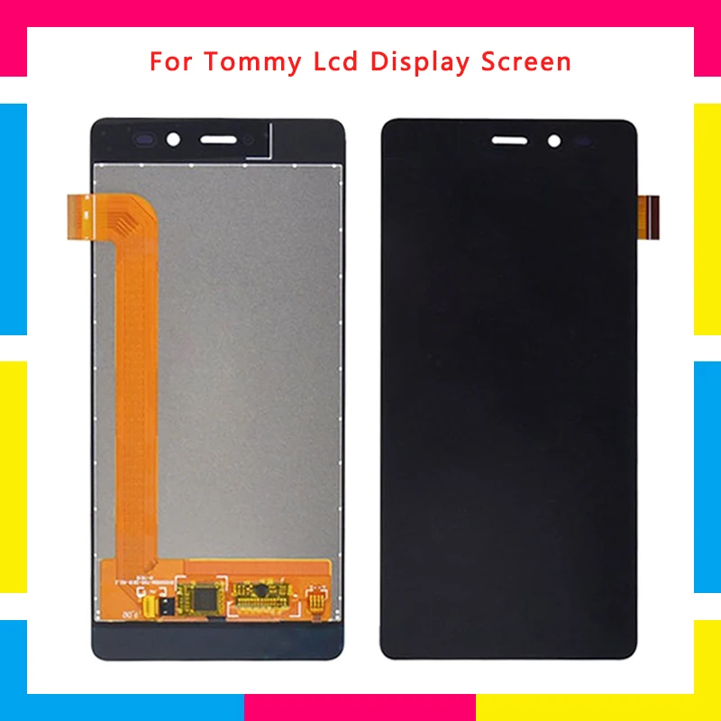 

5Pcs/lot Replacement LCD Display Screen With Touch Screen Digitizer Assembly For Wiko Tommy