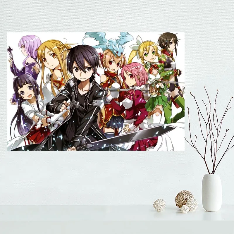 Nice Sword Art Online Poster Custom Canvas Poster Print Cloth Fabric Wall Poster Print Silk Fabric Print Poster Nice Sword Art Online Poster Custom Canvas Poster Print Cloth Fabric Wall Poster Print Silk Fabric Print Poster