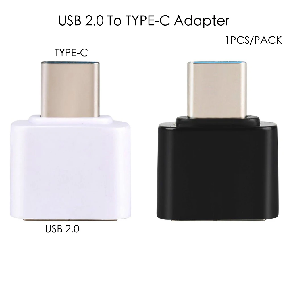 

1PC USB 2.0 to Type C Converter USB Conversion Head Charger Straight Android Phones USB Adapter