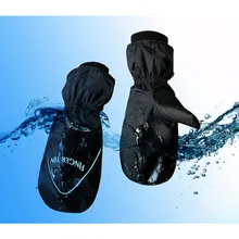 Лыжные варежки, мужские перчатки, зимние, теплые, водонепроницаемые, ветрозащитные, спортивные, для сноуборда, горы, противоскользящие, на молнии, с карманом, для женщин