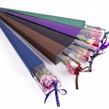 10 шт одиночная Роза коробка один цветок коробка розовая Подарочная коробка Праздник индивидуальная Подарочная коробка цветы пакет цветок предназначенный для магазина