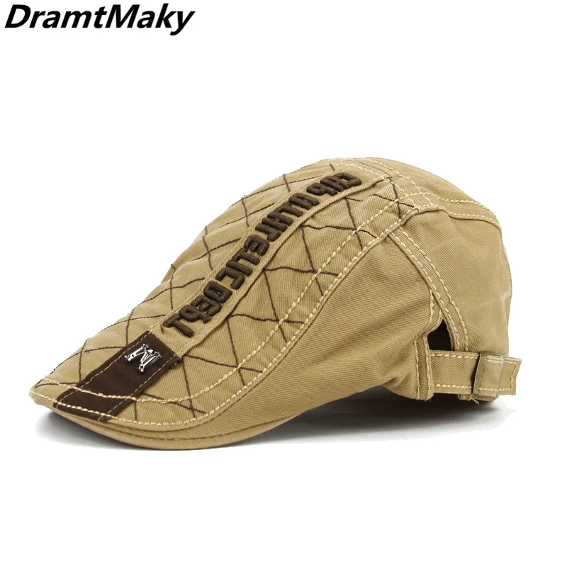 Кепка берет kasket женские и мужские шляпы с дышащей косточкой от солнца плоский
