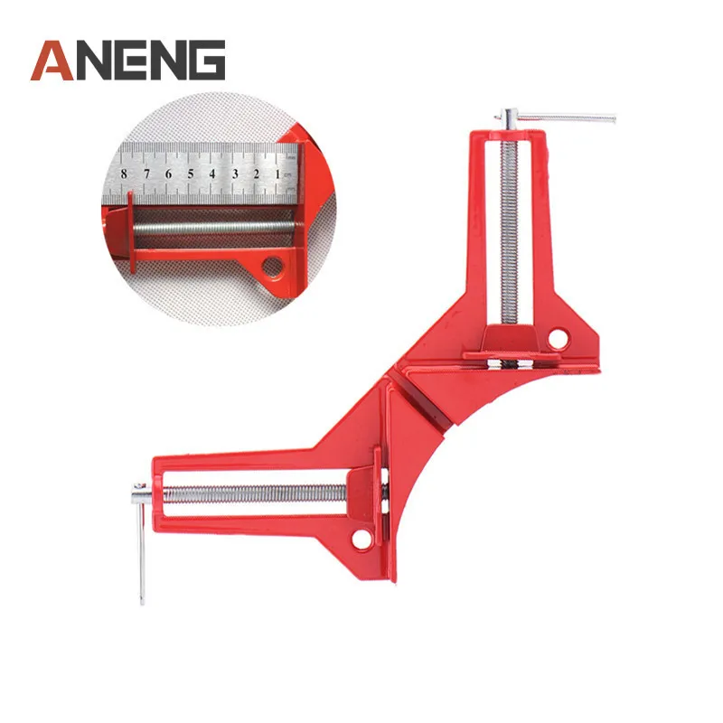

New 90 degree Right Angle Clamp Picture Frame Corner Clip 100MM Mitre Clamps Corner Holder Woodworking Hand Tools 4 inch