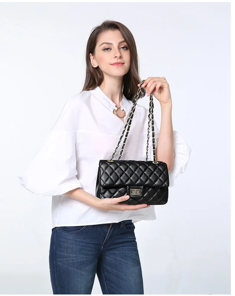 Bolsa feminina challen nova bolsa de corrente