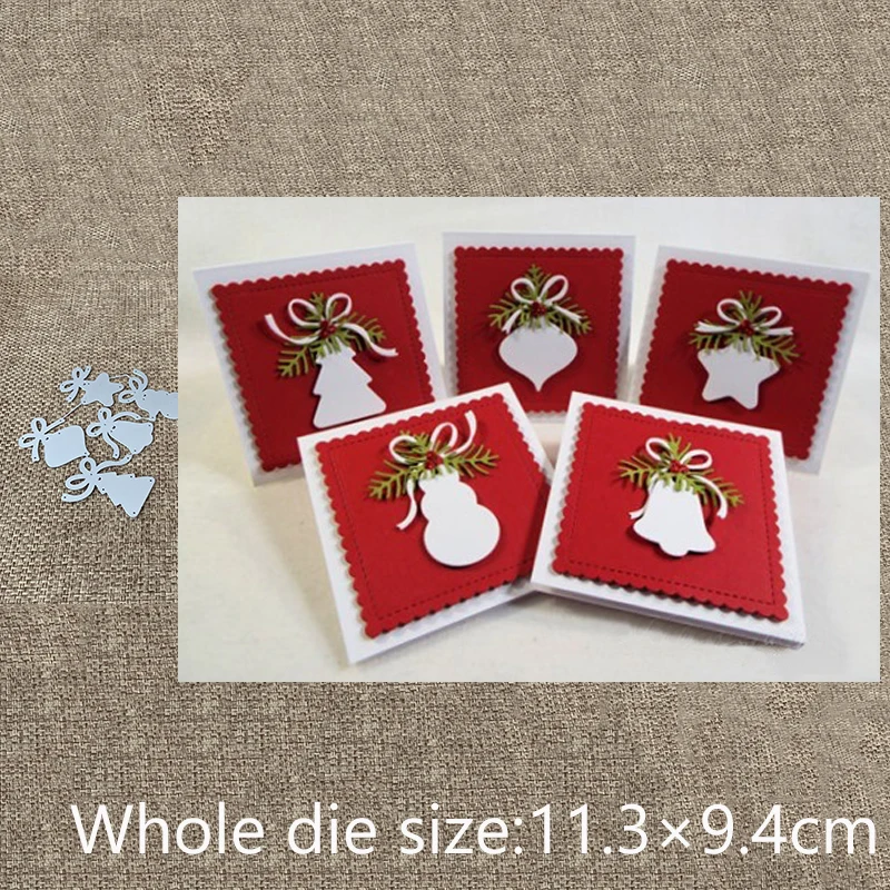 

New Design Craft Metal Cutting Die die cuts 5pcs kinds of Bell decoration scrapbook Album Paper Card Craft Embossing die cuts