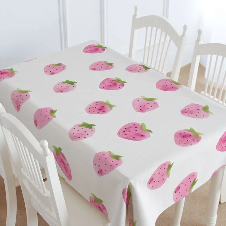 

Fruit creative cotton cloth table cloth European style coffee table tablecloth towel cover thickened rectangular round tableclot