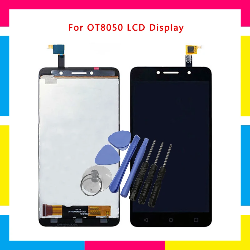 

LCD Display Screen With Touch Screen Digitizer Assembly For Alcatel One Touch Pixi 4 OT-8050D OT8050 8050 Replacement