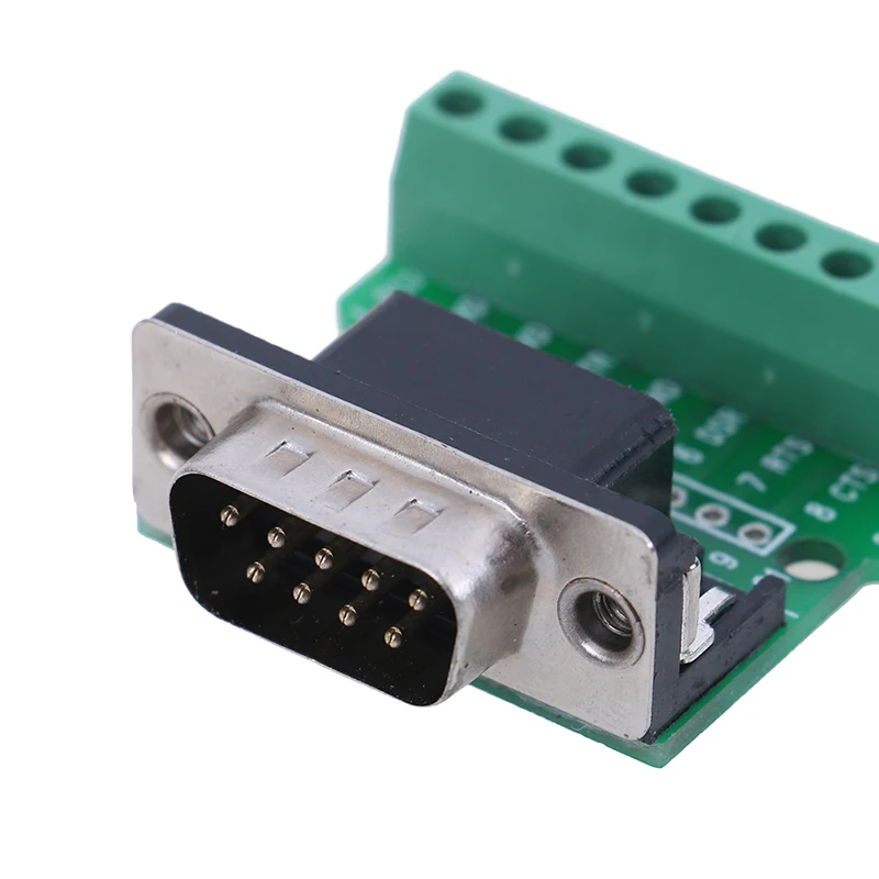 1 шт. D-SUB 9 Pin Solderless соединители DB9 RS232 последовательный к терминальному адаптеру 1 шт. D-SUB 9 Pin Solderless соединители DB9 RS232 последовательный к терминальному адаптеру