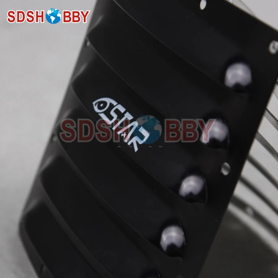 6starhobby охлаждающий плавник для обтекателя самолета 75x60x0 5 мм радиоуправляемого