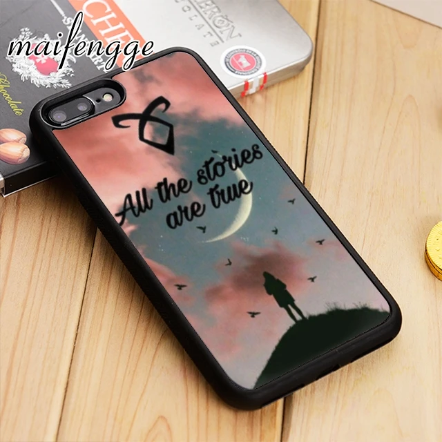 maifengge The Shadowhunter Runes Logo phone Case cover For iPhone 5 6 6s 7 8 plus 11 12 Pro X XR XS max Samsung S7 S8 S9 S10 | Мобильные