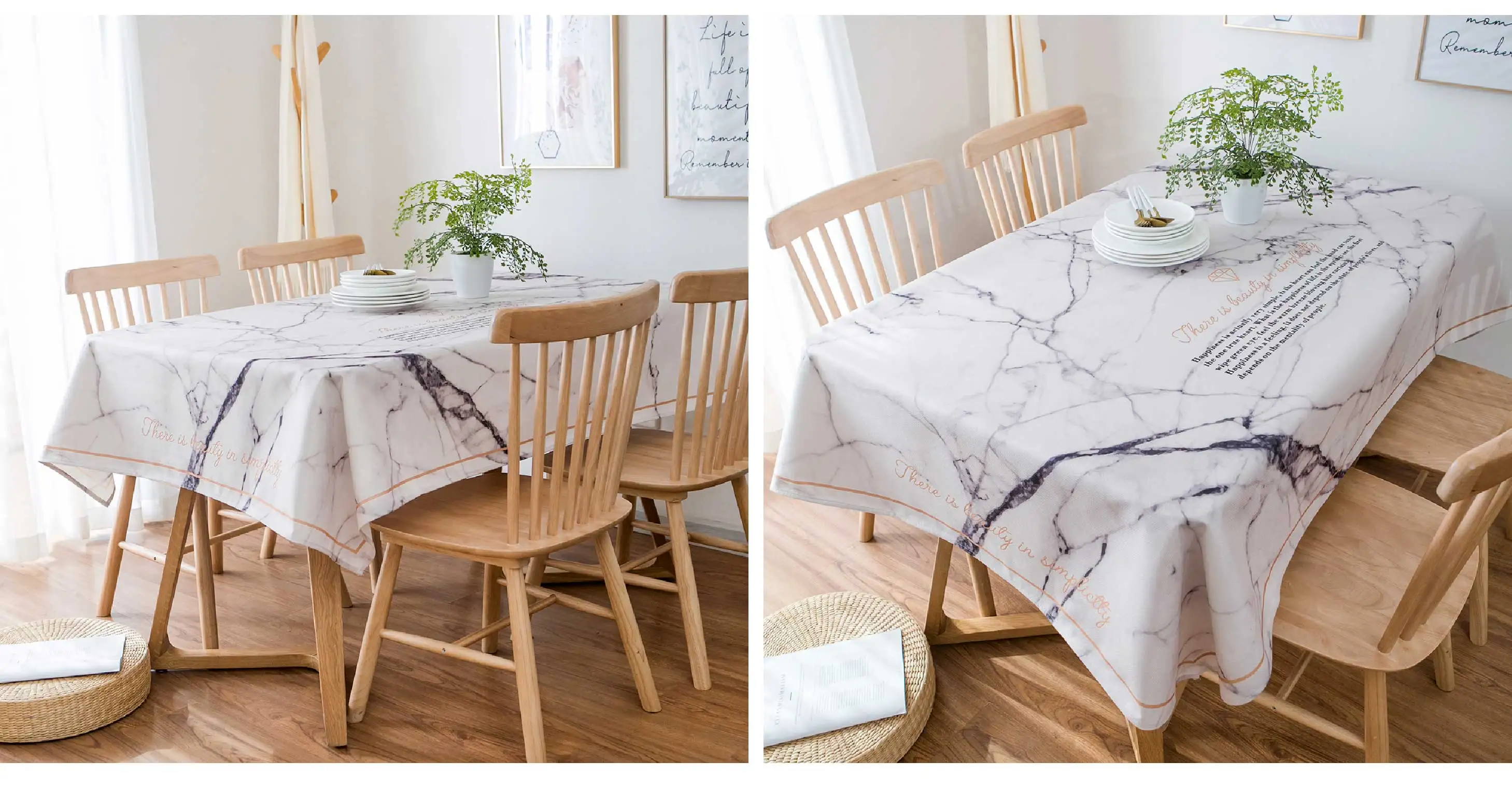 Скатерть в скандинавском стиле, современный льняной хлопок, квадратный зеленый лист, покрывало, ткань для журнального столика, скатерть для обеденного стола, украшение для комнаты