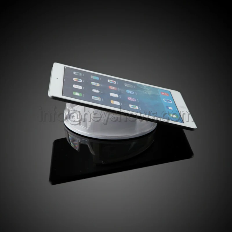 Акриловые безопасности Ipad стоять дисплей планшета держатель круглый ясно базы для apple samsung магазин планшетный ПК anti-theft выставки и распродажа