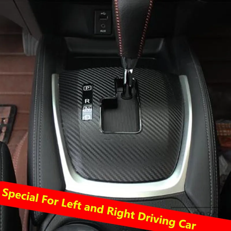 

Carbon Fiber Car Styling Shift Knob Pedal Cover Stickers Case For Nissan X-Trail XTrail X Trail Rogue 2014 2015 2016 Accessories