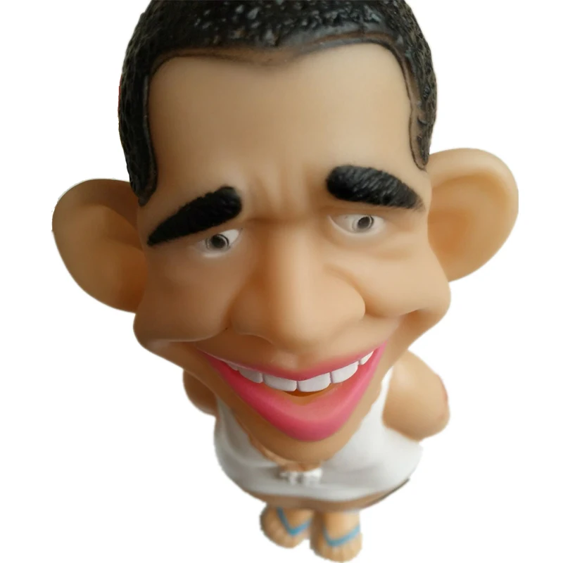 Fun Creative vent decompression Funny Toys queen screams Obama doll for Christmas Halloween birthday gift