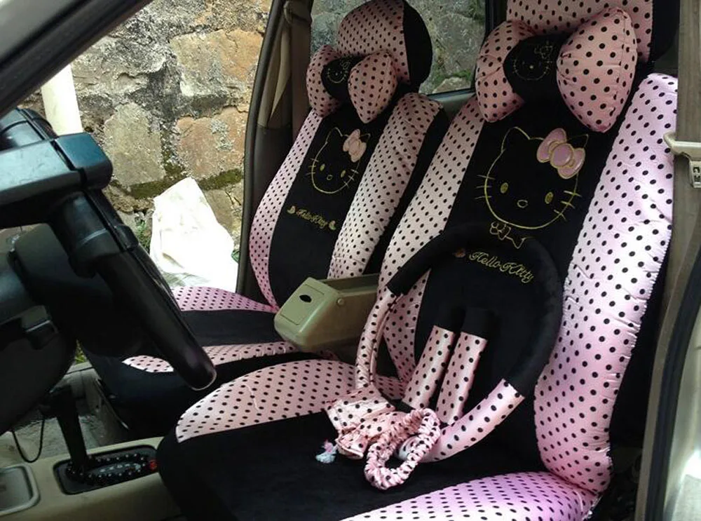 hello kitty car seat and stroller set