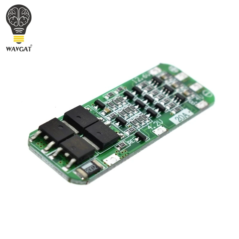 WAVGAT 3S 20A 18650 литий ионная литиевая батарея зарядное устройство PCB плата защиты BMS