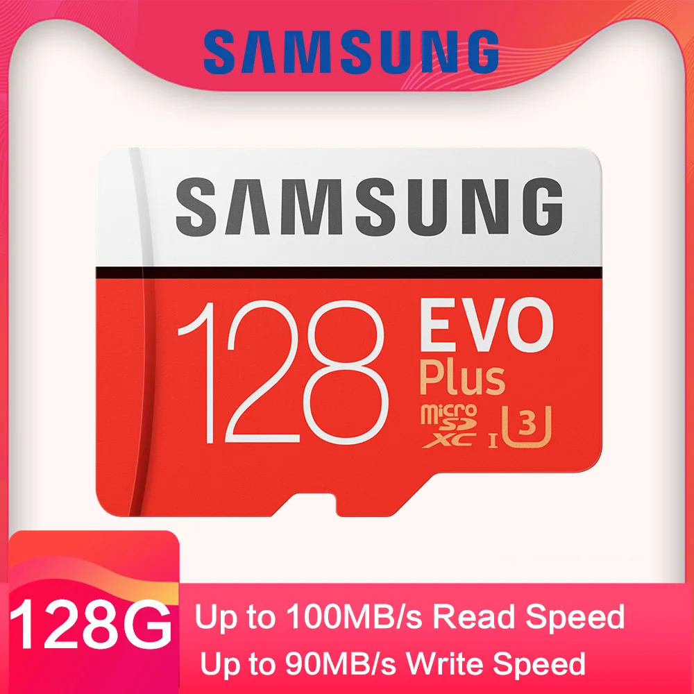 Samsung Micro SD карта EVO Plus 32 Гб 64 Гб 128 ГБ 256 Гб класс 10 SDHC SDXC UHS-1 карта памяти TF