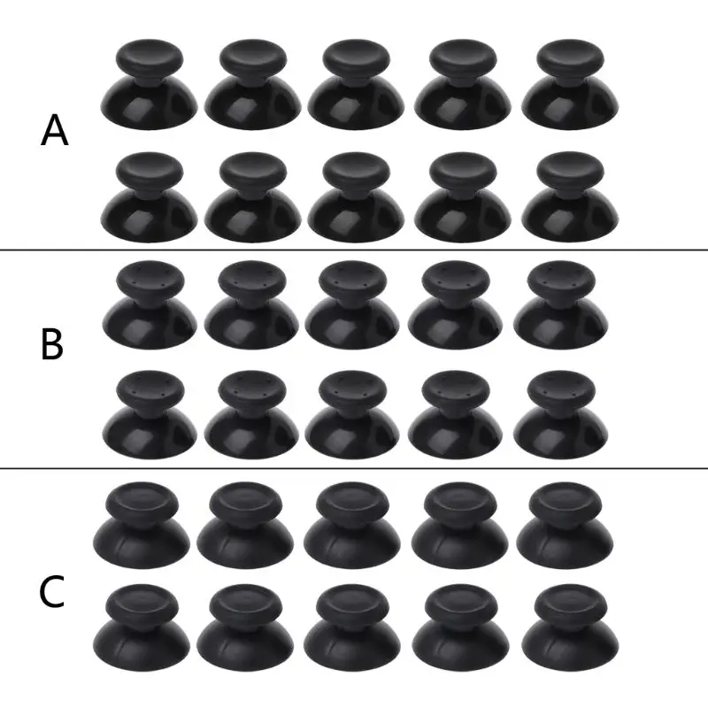

10Pcs 3D Analogue Thumb Stick for DS4 PS4 Xbox 360 Controller Joystick Analog Cap Grips