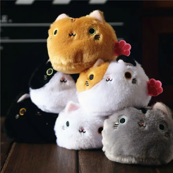 6 шт./партия SAN X игрушки Аниме Kutusita Nyanko Кот плюшевые и куклы из мультфильма Kawaii