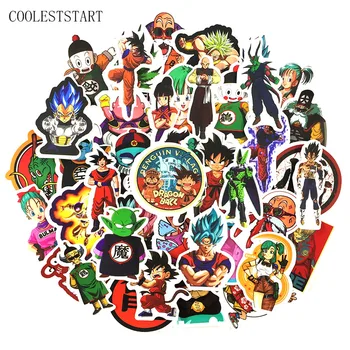 

50 Pcs/Pack Japanese Anime DRAGON BALL Super Stickers For Motorcycle Skateboards Laptop Luggage Home Decor Toys Son Goku Sticker