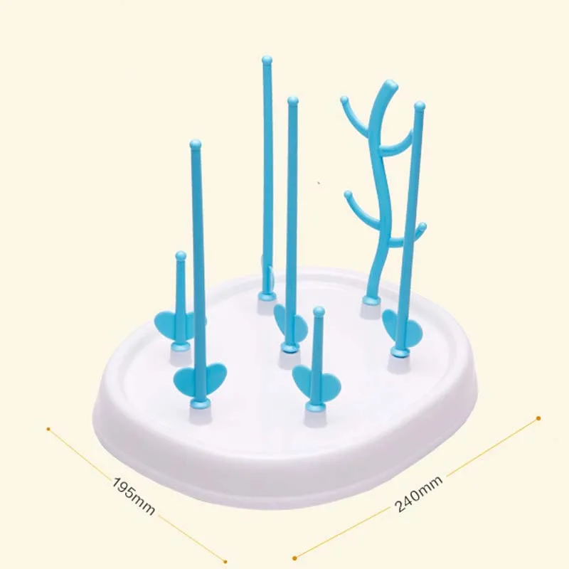 Прозрачная сушилка для бутылок, подставка для сосок, органайзер, стеклянная сушилка, бутылочки, губка, пластиковая стеклянная щетка для молочных бутылок, стойка