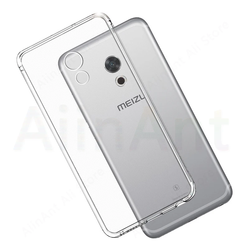 

Aiinant Case For Meizu M3 M3s M5 M5s M6 M6t 6t Note E2 E3 Transparent Soft TPU Safe Anti-fall Phone Back Cover Case